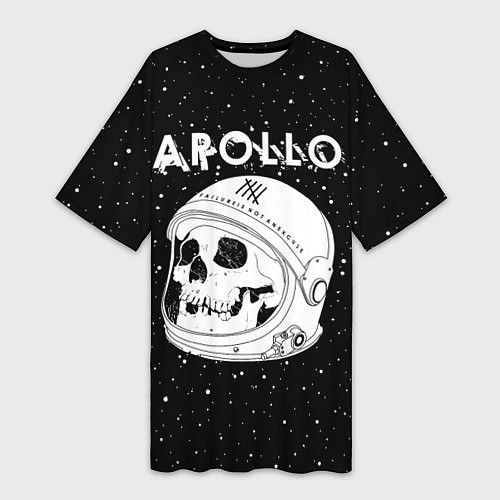 Женская длинная футболка Apollo / 3D-принт – фото 1