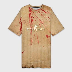 Женская длинная футболка CS:GO Blood Dust