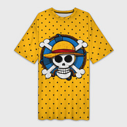 Женская длинная футболка One Pirate