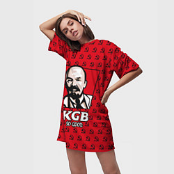 Футболка женская длинная KGB: So Good, цвет: 3D-принт — фото 2