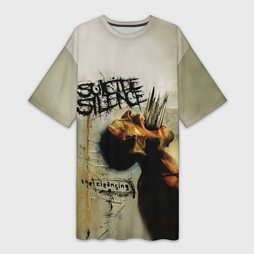 Женская длинная футболка Suicide Silence: The cleansing / 3D-принт – фото 1