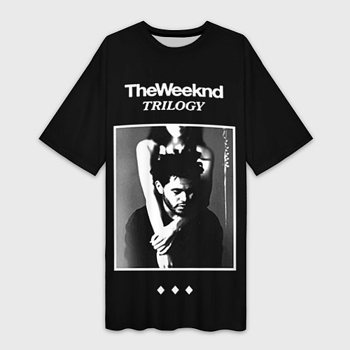 Женская длинная футболка The Weeknd: Trilogy / 3D-принт – фото 1