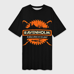 Женская длинная футболка Ravenholm