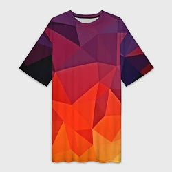 Женская длинная футболка Geometric