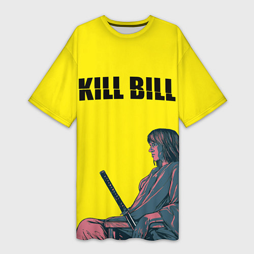 Женская длинная футболка Kill Bill / 3D-принт – фото 1