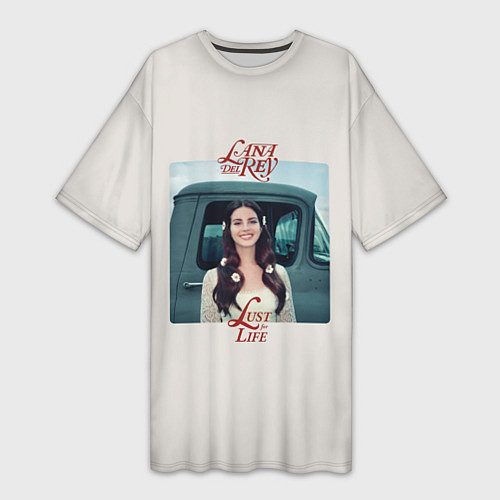 Женская длинная футболка Lust for life / 3D-принт – фото 1
