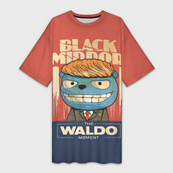 Женская длинная футболка Black Mirror: The Waldo