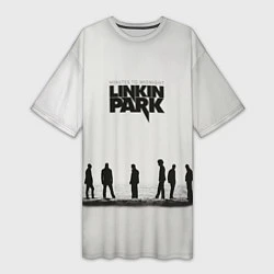 Женская длинная футболка Группа Linkin Park