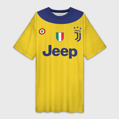 Женская длинная футболка Juventus FC: Dybala Guest 17/18 / 3D-принт – фото 1