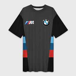 Футболка женская длинная BMW 2018 Sport, цвет: 3D-принт