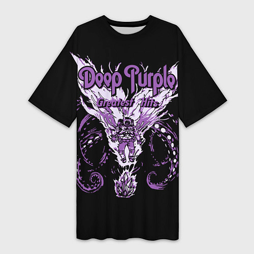 Женская длинная футболка Deep Purple: Greatest Hits / 3D-принт – фото 1