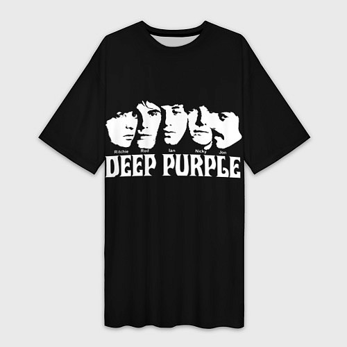 Женская длинная футболка Deep Purple / 3D-принт – фото 1