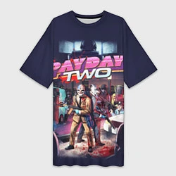 Женская длинная футболка Payday Two