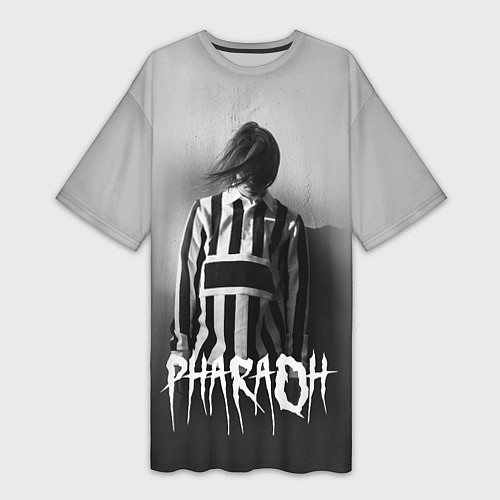 Женская длинная футболка Pharaoh: Black side / 3D-принт – фото 1