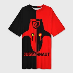 Женская длинная футболка Juggernaut Blood