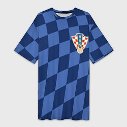Женская длинная футболка Сборная Хорватии