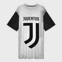 Женская длинная футболка FC Juventus: Silver Original