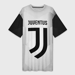 Женская длинная футболка FC Juventus: Silver Original