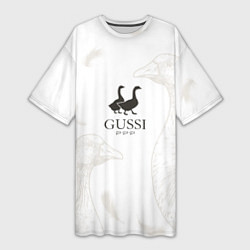 Женская длинная футболка GUSSI Ga-Ga-Ga