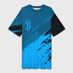 Женская длинная футболка FC Juventus: Blue Original