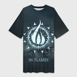 Женская длинная футболка In Flames: Cold Fire