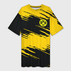 Женская длинная футболка BVB 09: Yellow Breaks