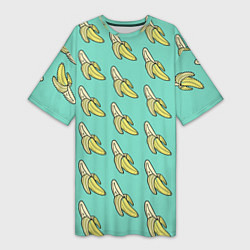 Женская длинная футболка Любитель бананов