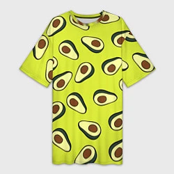Женская длинная футболка Стиль авокадо
