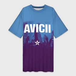 Женская длинная футболка Avicii Star
