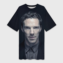 Женская длинная футболка Benedict Cumberbatch