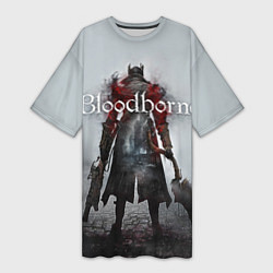 Женская длинная футболка Bloodborne: Hell Knight