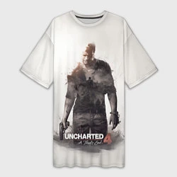 Женская длинная футболка Uncharted 4: Nathan