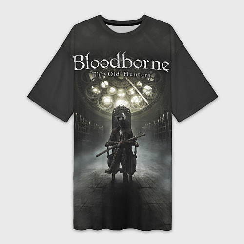 Женская длинная футболка Bloodborne: Shrine / 3D-принт – фото 1