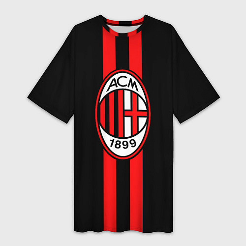 Женская длинная футболка AC Milan 1899 / 3D-принт – фото 1