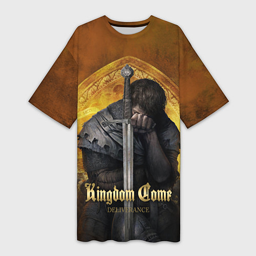 Женская длинная футболка Kingdom Come: Sad Henry / 3D-принт – фото 1