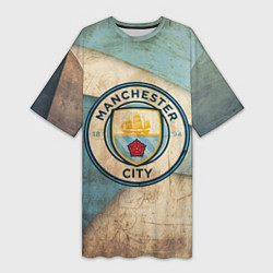 Женская длинная футболка FC Man City: Old Style