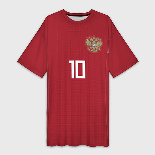 Женская длинная футболка Smolov Home WC 2018 / 3D-принт – фото 1