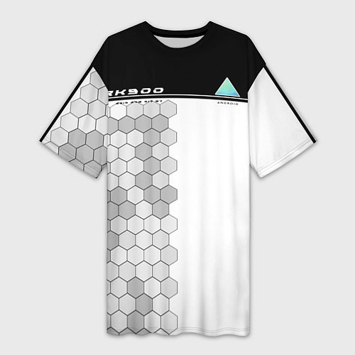 Женская длинная футболка Detroit: RK900 / 3D-принт – фото 1