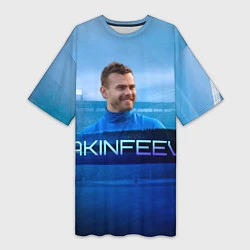 Женская длинная футболка Akinfeev