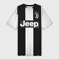 Женская длинная футболка FC Juventus: Ronaldo Home 18-19
