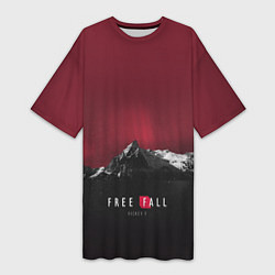 Женская длинная футболка Free Fall