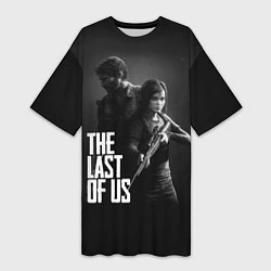 Женская длинная футболка The Last of Us: Black Style