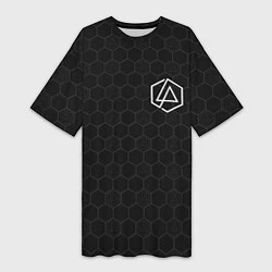 Женская длинная футболка Linkin Park: Black Carbon