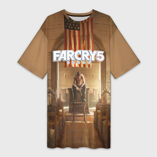 Женская длинная футболка Far Cry 5 / 3D-принт – фото 1