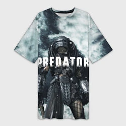 Женская длинная футболка Winter Predator