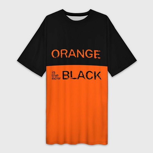 Женская длинная футболка Orange Is the New Black / 3D-принт – фото 1