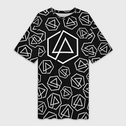 Женская длинная футболка Linkin Park: Pattern