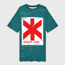 Женская длинная футболка Cyberpunk: Trauma Team
