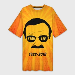 Женская длинная футболка Stan Lee 1922-2018