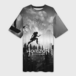 Женская длинная футболка Horizon Zero Dawn: Dark Runner